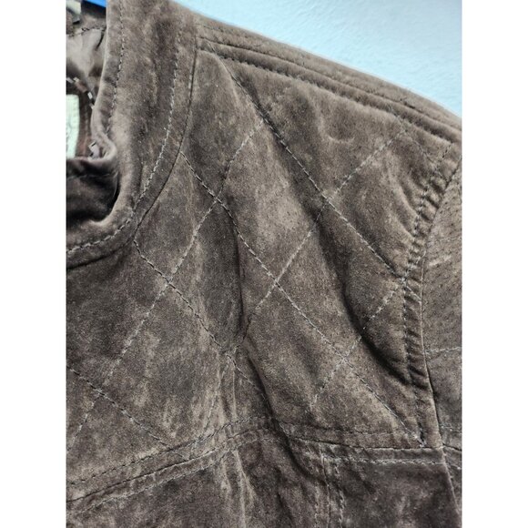 Ruff Hewn Brown Leather Jacket - Picture 3 of 8